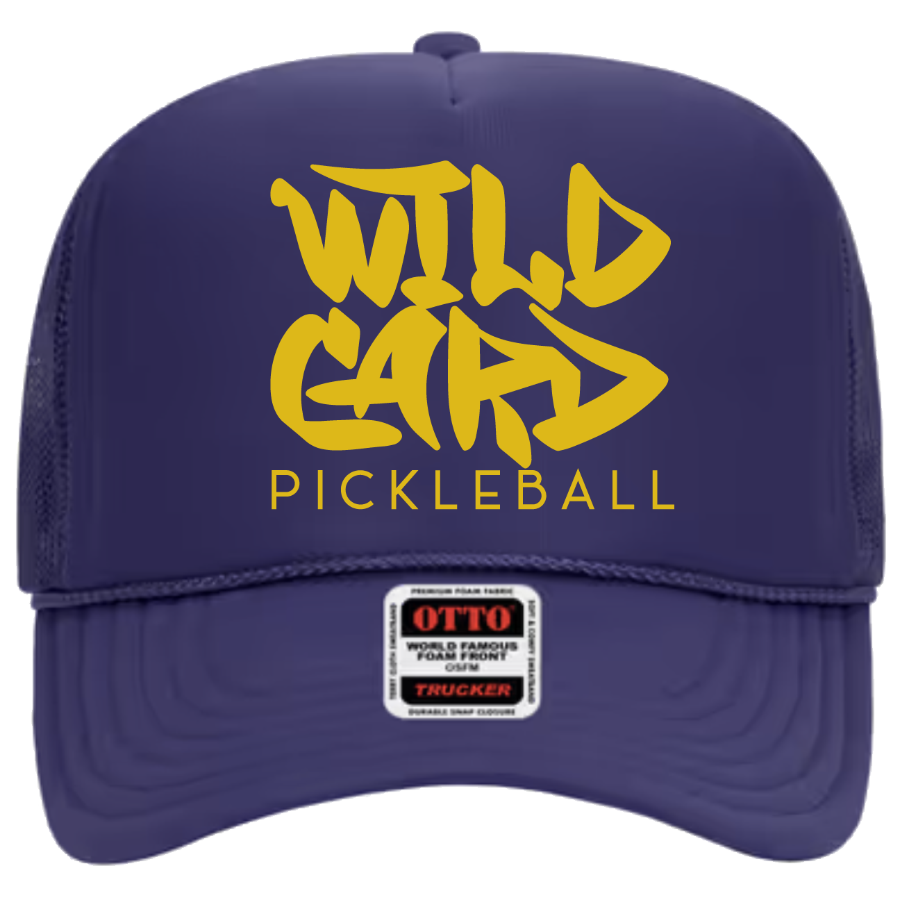 We Bleed Purple & Gold Trucker